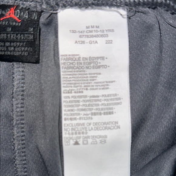 Jordan Gray Athletic Shorts‎ Lightweight Breathable Sz. M - Picture 5 of 5